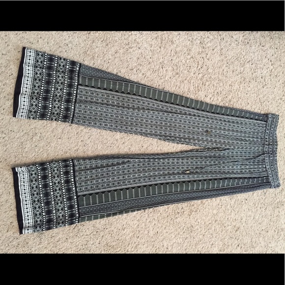 Pants - Flowy Tie-waist Pants